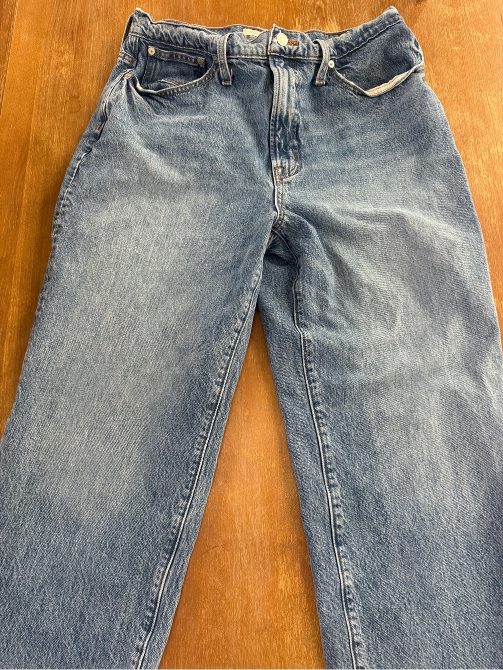 Madewell Women's Light Blue Straight-Leg Jeans
